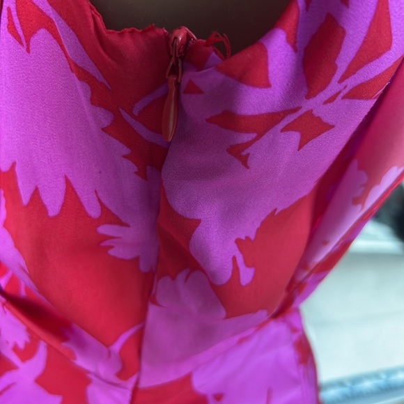 DO+BE One Shoulder Pink Floral Dress - Picture 9 of 9